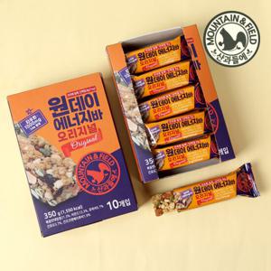 [산과들에] 원데이에너지바오리지널 10개 박스형 (견과바간식)