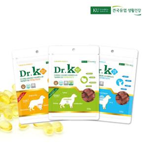 [특가] 건국유업 닥터케이 져키 간식 100g - 말고기/사슴/칠면조