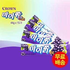 [크라운] 마이쮸 포도맛 스틱(44gx15개)