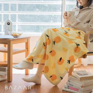 탱글탱귤 밍크 극세사 담요(75x100)1장