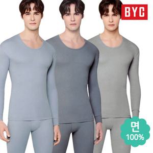 BYC 베이직 남성 내복 내의 상하세트 순면100%