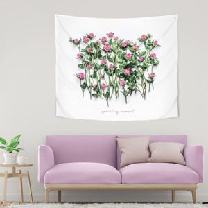 스파클링모먼트 패브릭포스터 150x130cm 가리개 커튼 꽃