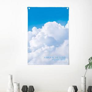 인더클라우드 패브릭포스터 50x70cm 가리개 작은창 침실 풍경