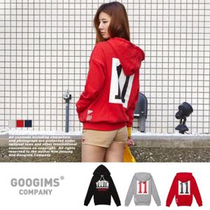 [구김스]구김스 1184_텔레포드 유스 서울 넘버링 후드 티셔츠 (G