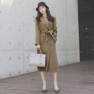 오드 OTK506 클래식 핀턱 더블 핸드메이드 울코트