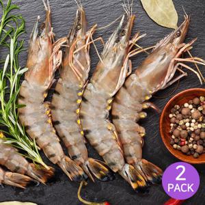 [씨테이블] 블랙타이거 새우 500g x 2팩 (총40마리,중)