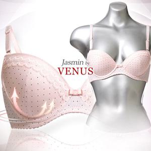[비너스 자스민]러블리 도트 레이스 몰드 브라 jbr1158