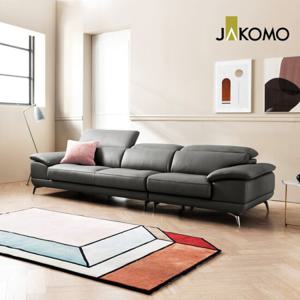 [자코모] 엘리오Ⅰ 3.5인 기능성 천연면피 소가죽 소파