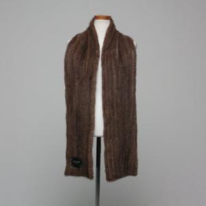 [노블밍크][노블밍크] 311-1S 밍크니팅 스킨 일자 머플러