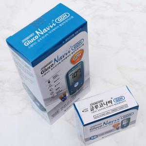SD글루코나비 NFC 혈당측정기+시험지50매+채혈침110개+알콜솜100