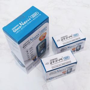 글루코나비 GDH 혈당계+시험지100매+채혈침110개+알콜솜100