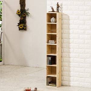 포메리트 삼나무 타워형 틈새CD장 7칸