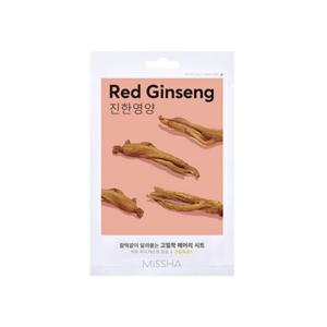 [미샤] 에어리 밀착 시트마스크 (홍삼)