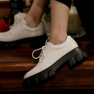 프리플라 19B503 cream loafer