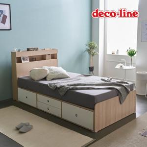 데코라인 코넬 피카 헤드 수납 침대 프레임 SS DKN063C (착불)