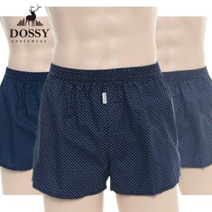 도씨 D822 남성 순면 3매 트렁크 사각/박서팬티/속옷 (95~105)