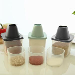어스 도어포켓 잡곡통 800ml 2개 세트(버튼뚜껑증정)