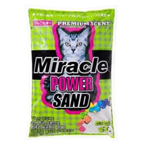 미라클 파워 모래 5L - 사과향 x 4개