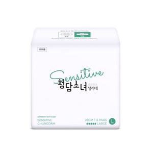 [청담소녀] 2nd edition 센서티브 생리대 [대형 12p]