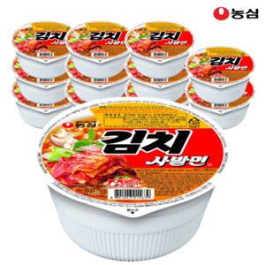 농심 김치사발면 86g x 12개