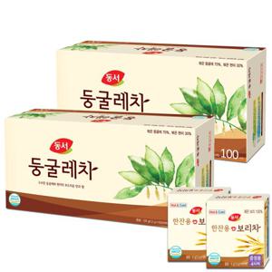 동서 둥굴레차100T+100T+한잔용보리차 4TX2 증정