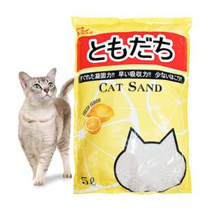 굿프랜드 도모다찌 향모래(레몬향) 5L