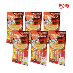 [이나바]챠오츄루 SC-108 참치+게맛살 336G (56G 6팩)