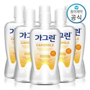 가그린 카모마일 가글 750ml 6개 구강청결제