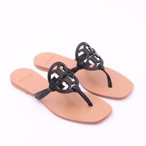 토리버치 밀러 로고 샌들 54600-006 블랙 Miller Logo Sandals