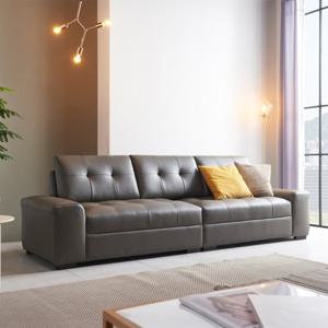 서광퍼니처 리옹 거위털 CL라텍스 4인 소파 스툴별매