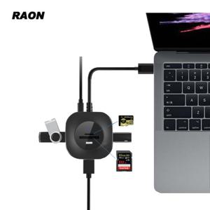 CR-300HUB 5in1 멀티 USB3.0 USB허브 카드리더기 블랙