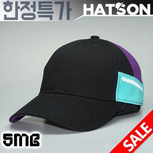[햇츠온]SMB 브랜드 레터링 소프트 볼캡 야구 모자 J0SM214BK AD