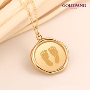 골드팡 14k 세라비 발도장 손도장 미아방지 펜던트