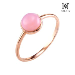 골드앤 18K 로라 천연 핑크오팔 반지 RG