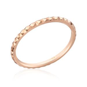 [비앤비골드]14K 1.4mm 삼각 컷팅 할로우 반지 NPR24436