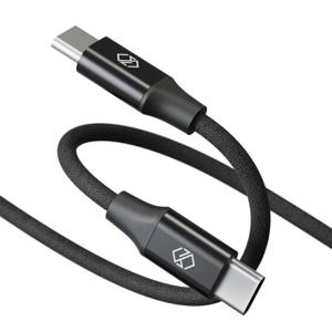 더치패브릭 60W C to C PD 고속충전 케이블 - 2m 블랙