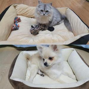 [리은상점] 애견 사각방석 쿠션 침대 중형 55x43