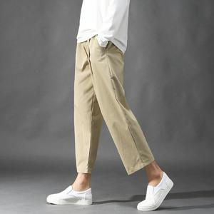 [후앙스] 9부 원턱 새미 와이드 밴드바지 BNCP2253