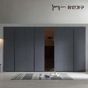 장인가구 단테 모던 미러 붙박이장 270cm