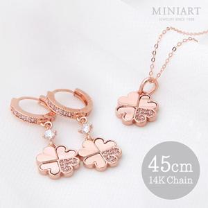 [미니아트] 14K 로즈골드 주얼리 세트_마샹스 45cm