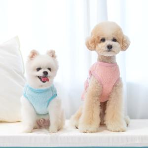 [펫츠랜드] 토끼주머니 수면조끼/애견의류/강아지옷/강아지조끼
