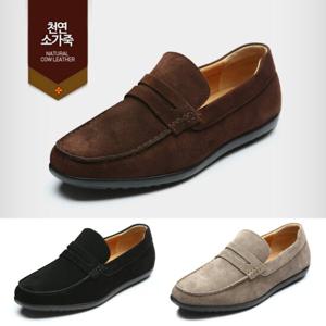 [무료배송] Stylish 소가죽 남성 캐주얼 테슬로퍼 [Hershey]