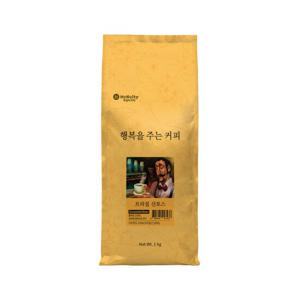맥널티 행복을 주는 커피 분쇄 브라질 산토스 1kg