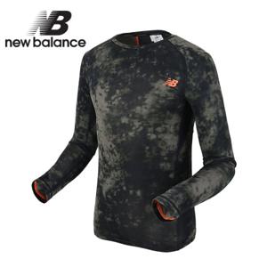 뉴발란스 남성 챌린지 PRINTED 긴팔티(NBND746811_Green)_그린