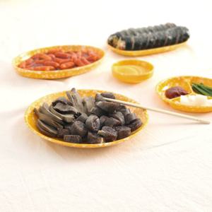 병아리 순대접시