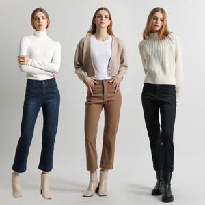 [마지막특가5900원] G. 모데나 골지 기모본딩 데님 3종 택 1