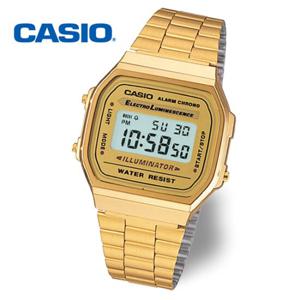 [정품] CASIO 카시오 A168WG-9W 공용 빈티지 전자 메탈시계