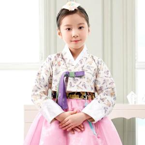 [예가한복] WN1028 나비나래 여아한복