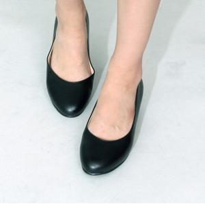 [도도스타일]모리 블랙 발편한플랫슈즈 (215.220~260.265mm)작은구두