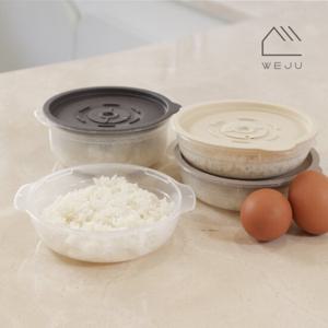 [위주]스팀 냉동밥 전자레인지 조리용기 450ml 12개